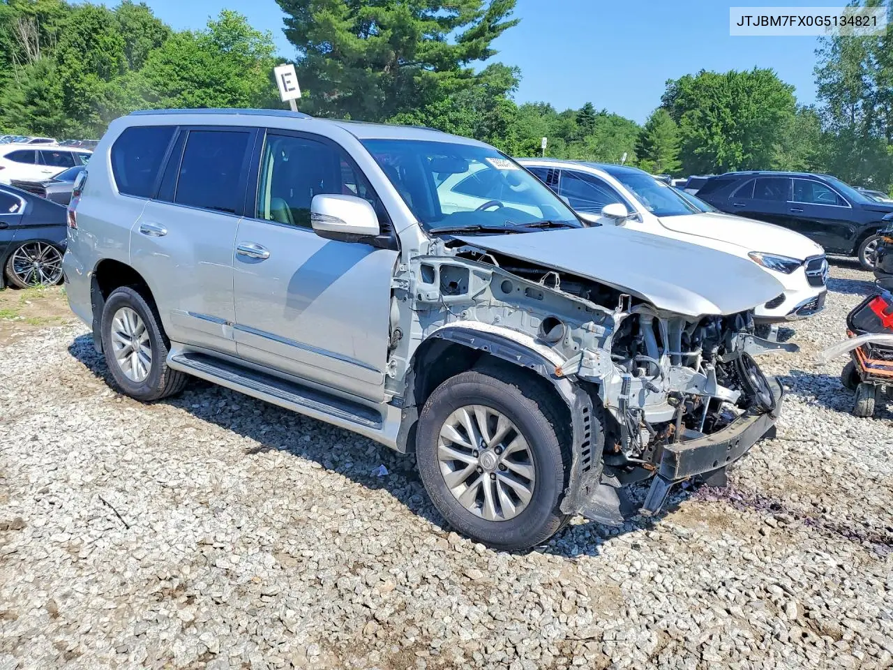 2016 Lexus Gx 460 VIN: JTJBM7FX0G5134821 Lot: 59352476