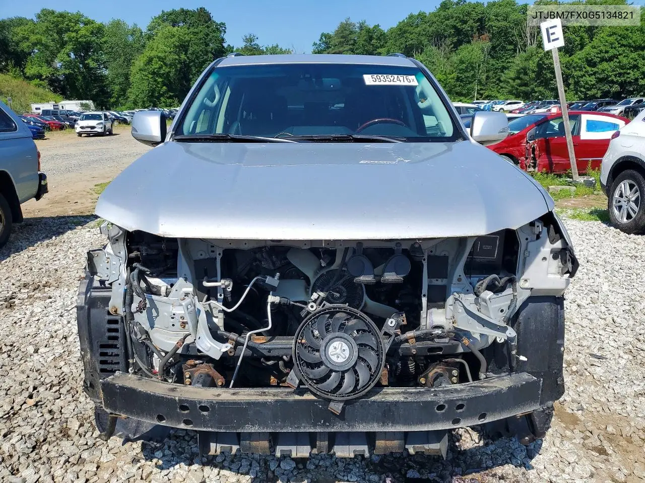 2016 Lexus Gx 460 VIN: JTJBM7FX0G5134821 Lot: 59352476