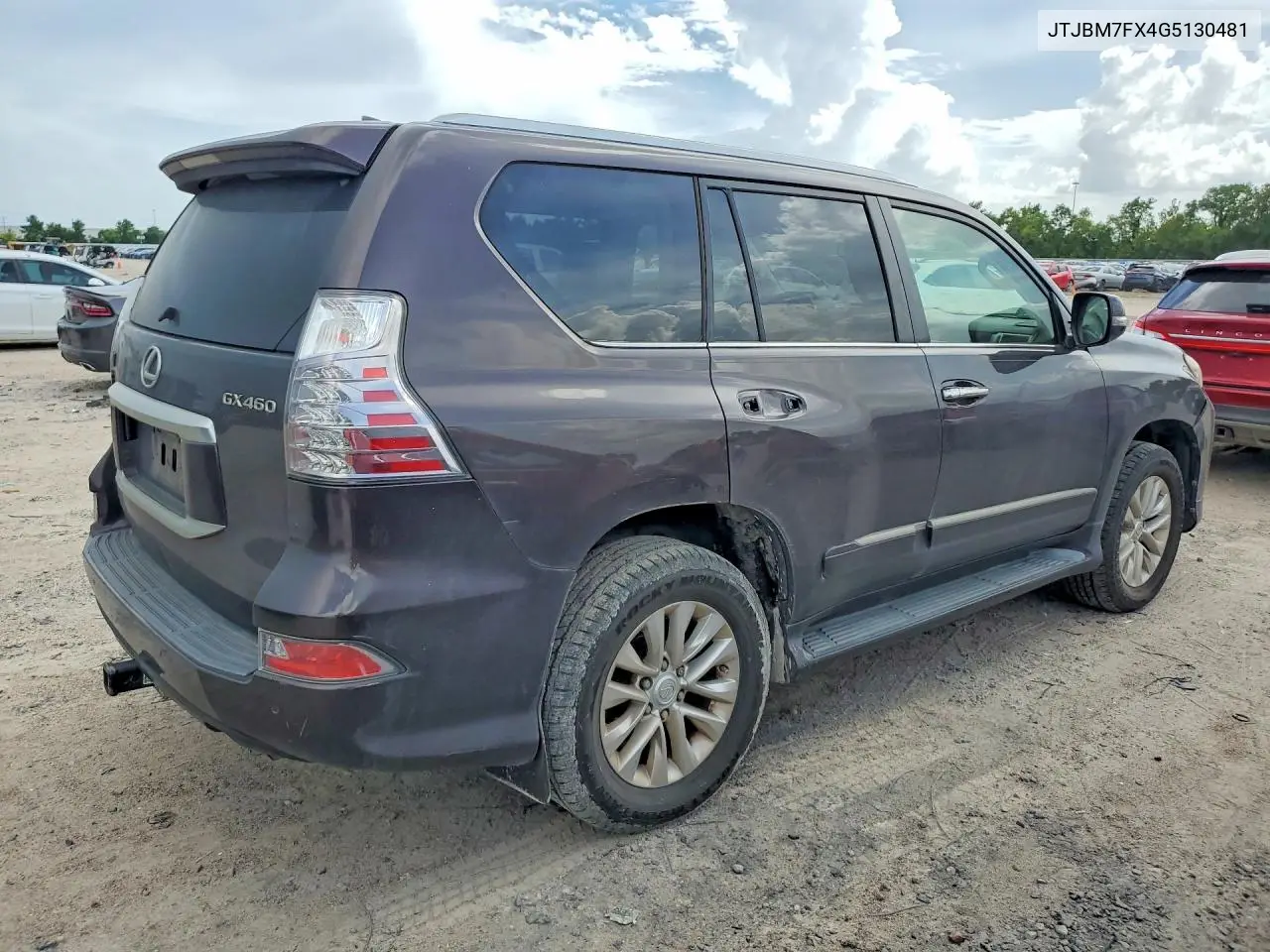 2016 Lexus Gx 460 VIN: JTJBM7FX4G5130481 Lot: 60576006