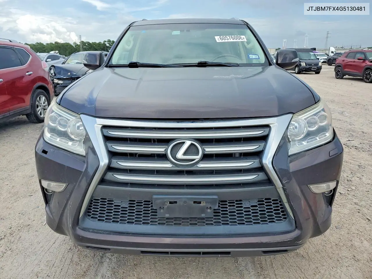2016 Lexus Gx 460 VIN: JTJBM7FX4G5130481 Lot: 60576006