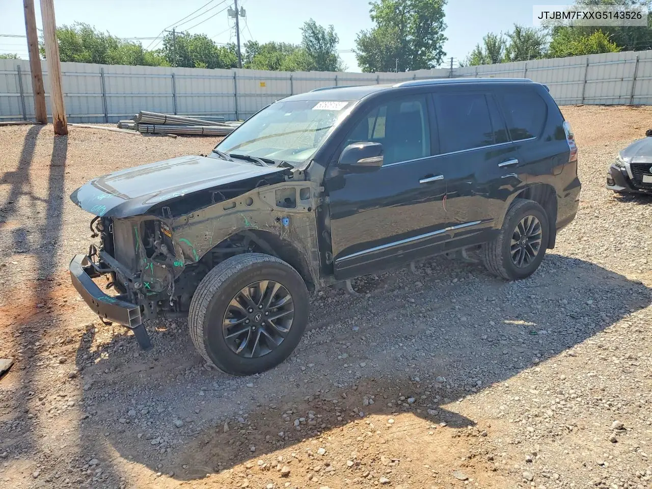 2016 Lexus Gx 460 VIN: JTJBM7FXXG5143526 Lot: 60606186