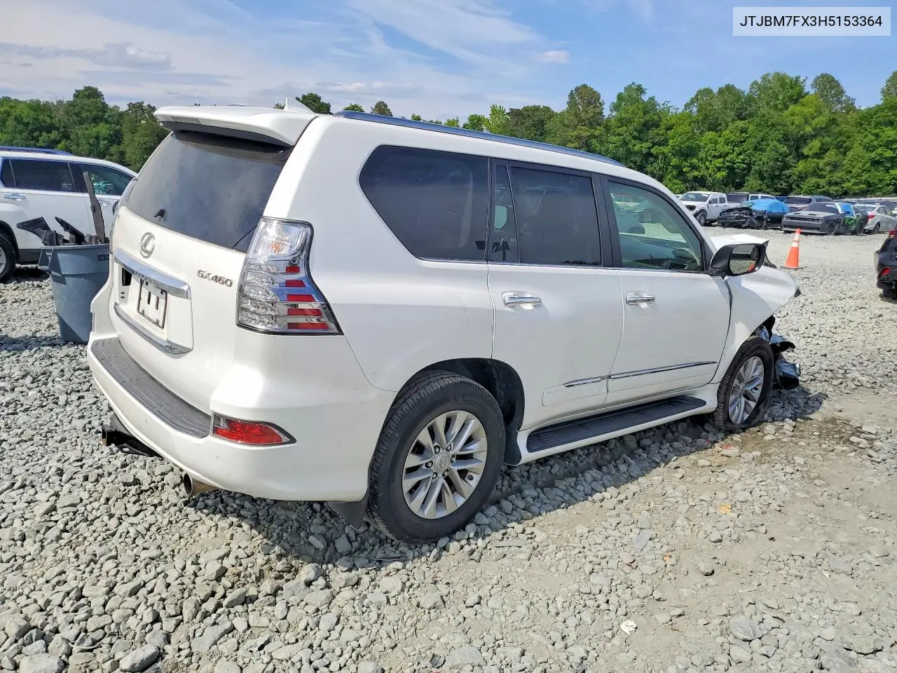 2017 Lexus Gx 460 VIN: JTJBM7FX3H5153364 Lot: 57779086