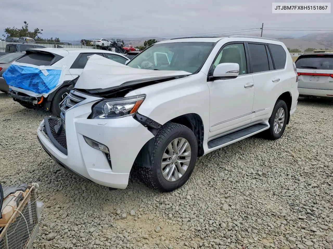 2017 Lexus Gx 460 VIN: JTJBM7FX8H5151867 Lot: 59670356