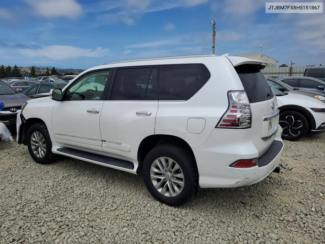 2017 Lexus Gx 460 VIN: JTJBM7FX8H5151867 Lot: 59670356