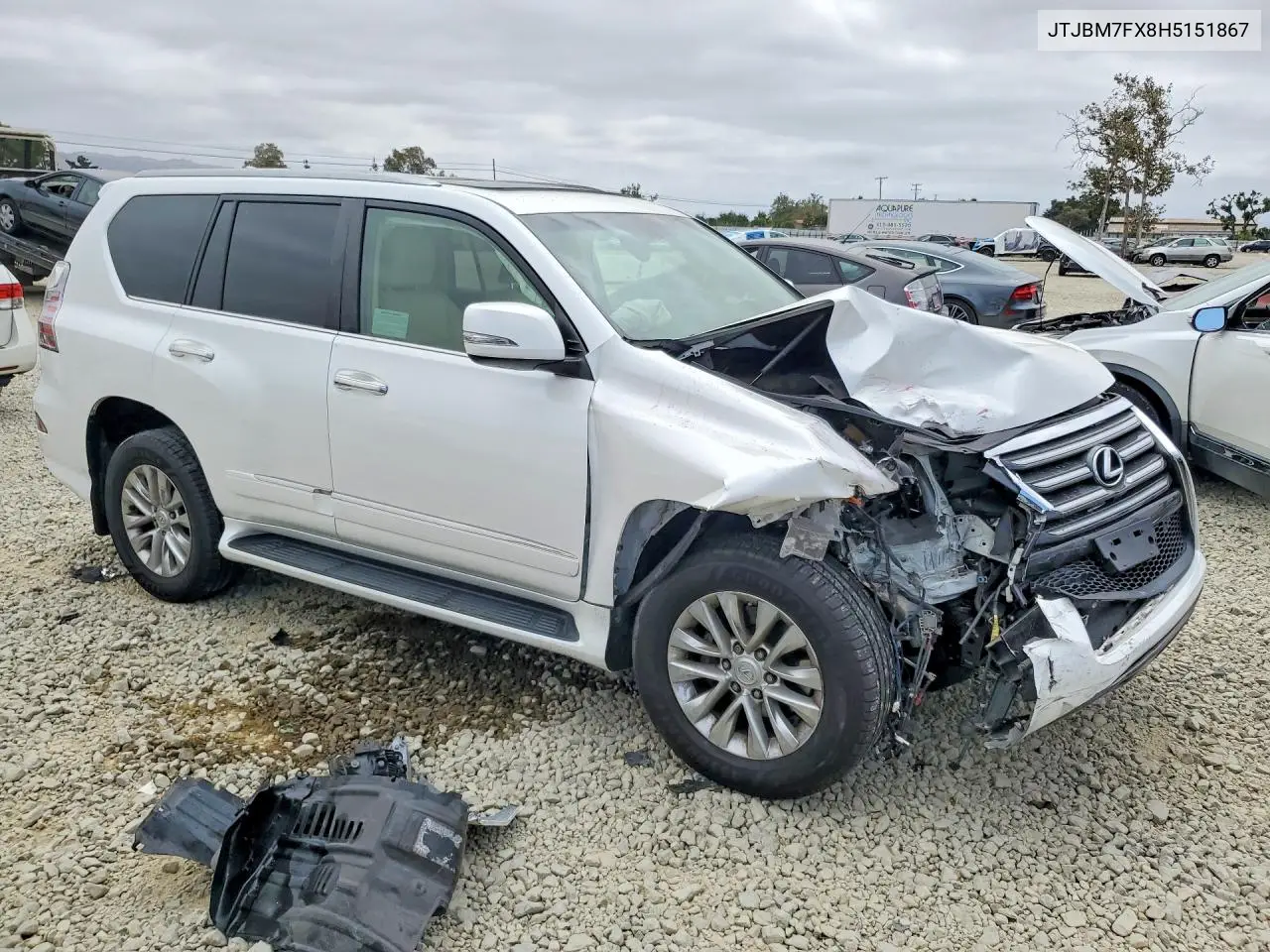 2017 Lexus Gx 460 VIN: JTJBM7FX8H5151867 Lot: 59670356