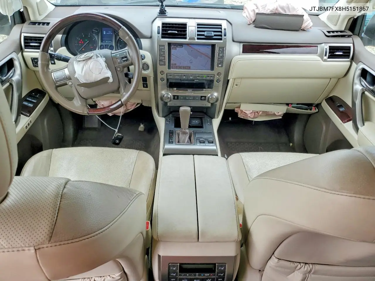 2017 Lexus Gx 460 VIN: JTJBM7FX8H5151867 Lot: 59670356