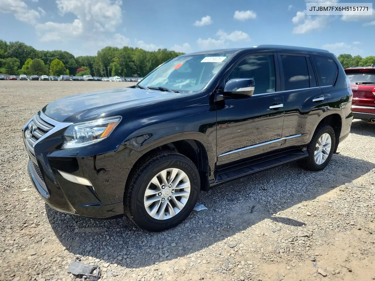 2017 Lexus Gx 460 VIN: JTJBM7FX6H5151771 Lot: 61376826