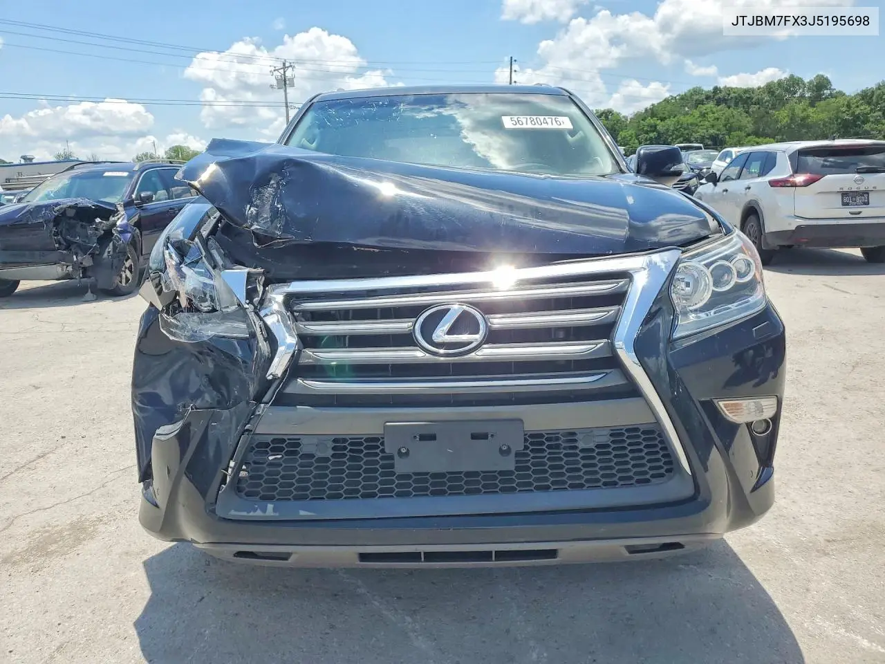 2018 Lexus Gx 460 VIN: JTJBM7FX3J5195698 Lot: 56780476