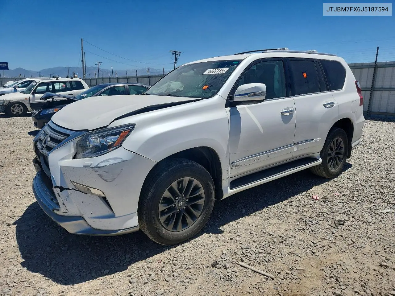 2018 Lexus Gx 460 VIN: JTJBM7FX6J5187594 Lot: 56997156