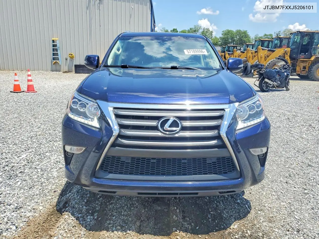 2018 Lexus Gx 460 VIN: JTJBM7FXXJ5206101 Lot: 57189996