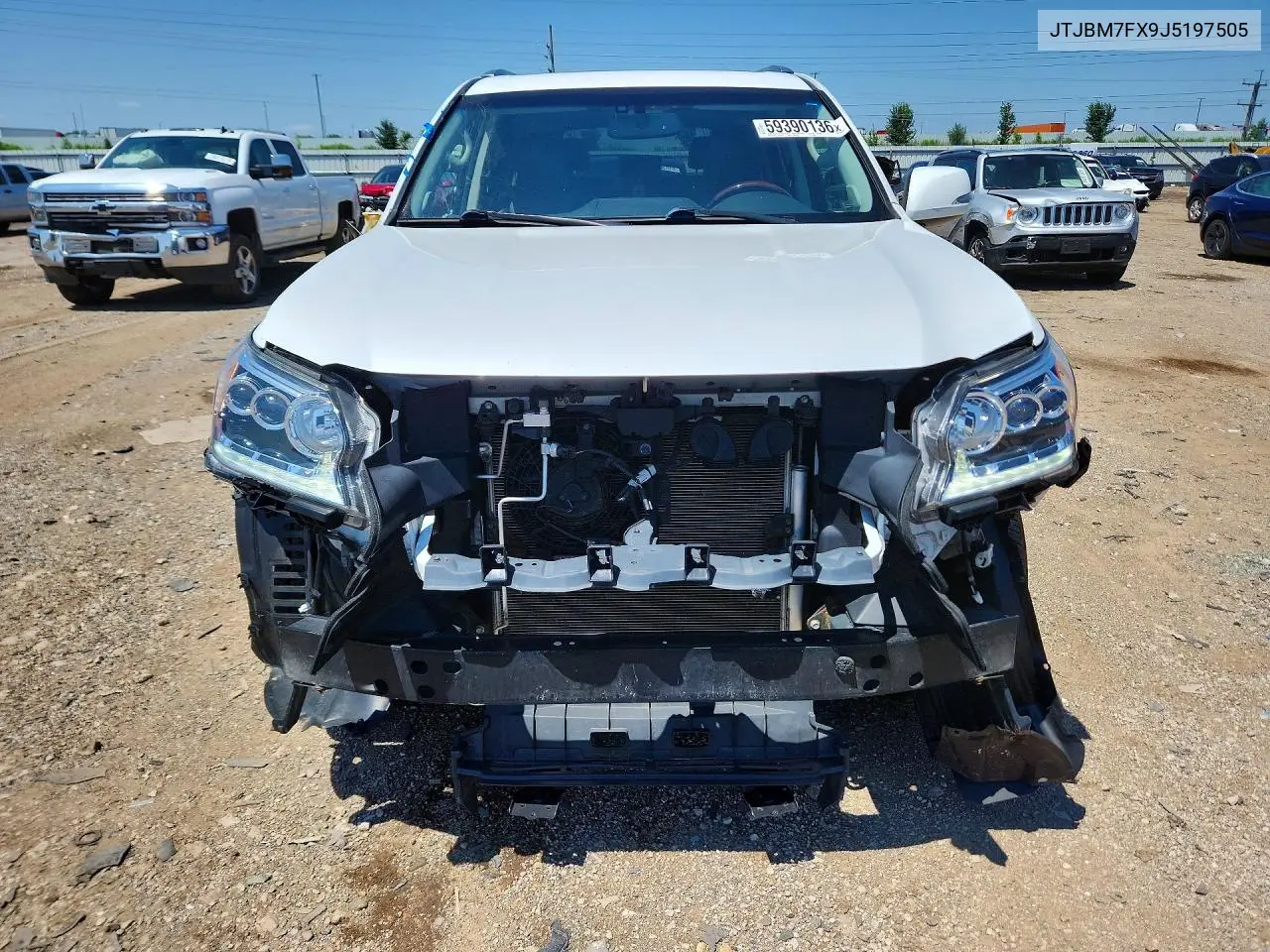 2018 Lexus Gx 460 VIN: JTJBM7FX9J5197505 Lot: 59390136