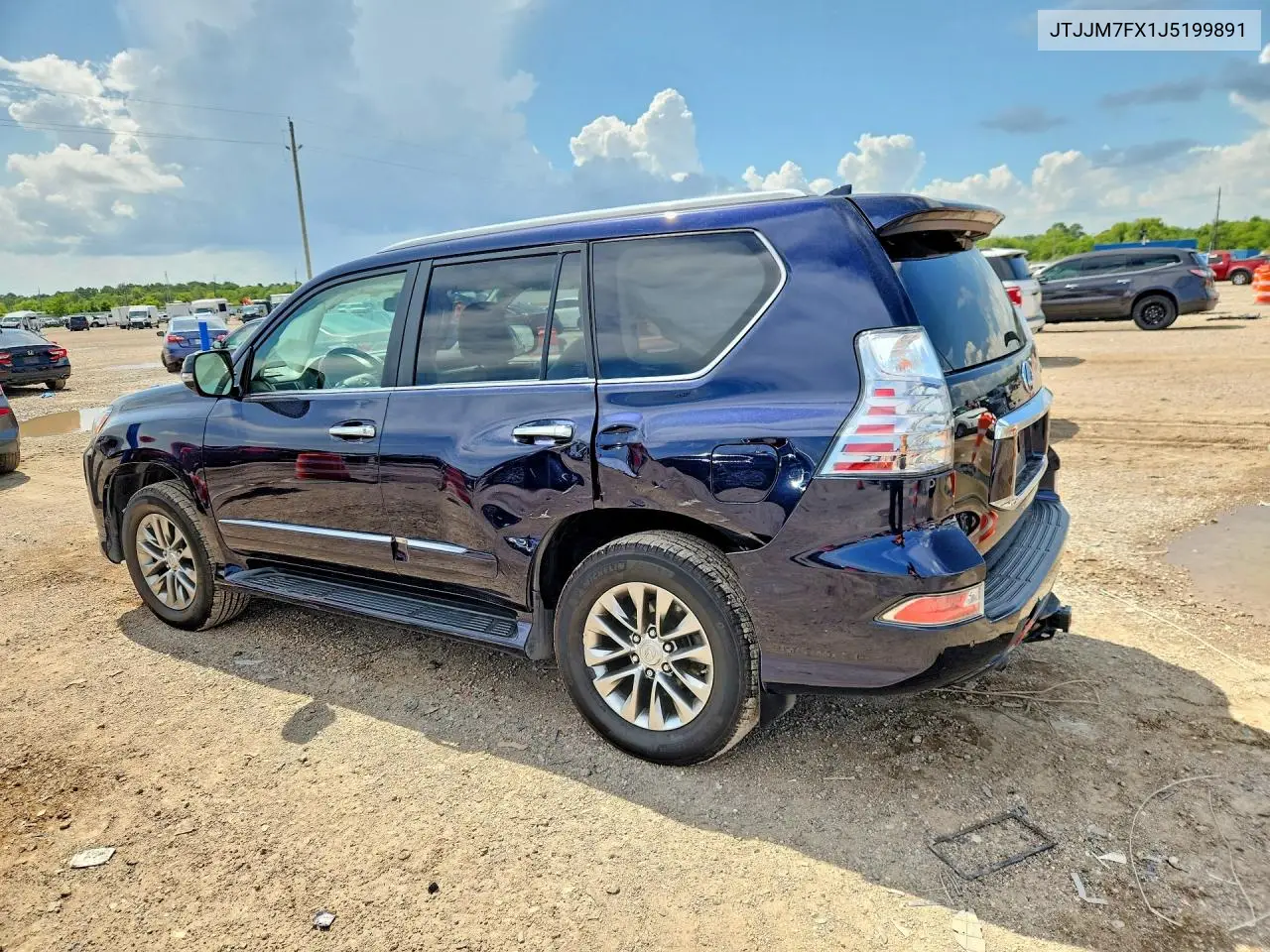 2018 Lexus Gx 550 Overtrail+ VIN: JTJJM7FX1J5199891 Lot: 60036136
