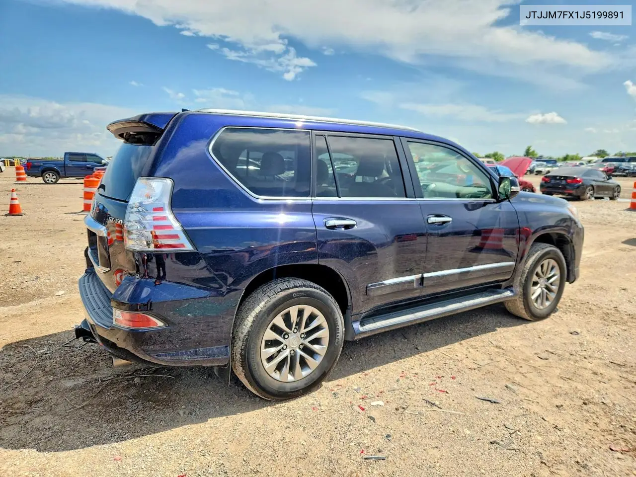 2018 Lexus Gx 550 Overtrail+ VIN: JTJJM7FX1J5199891 Lot: 60036136