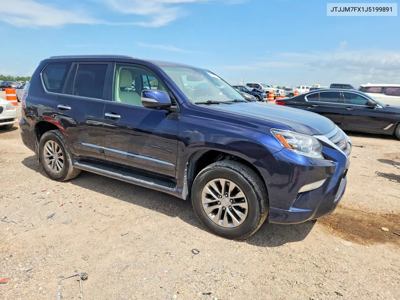2018 Lexus Gx 550 Overtrail+ VIN: JTJJM7FX1J5199891 Lot: 60036136
