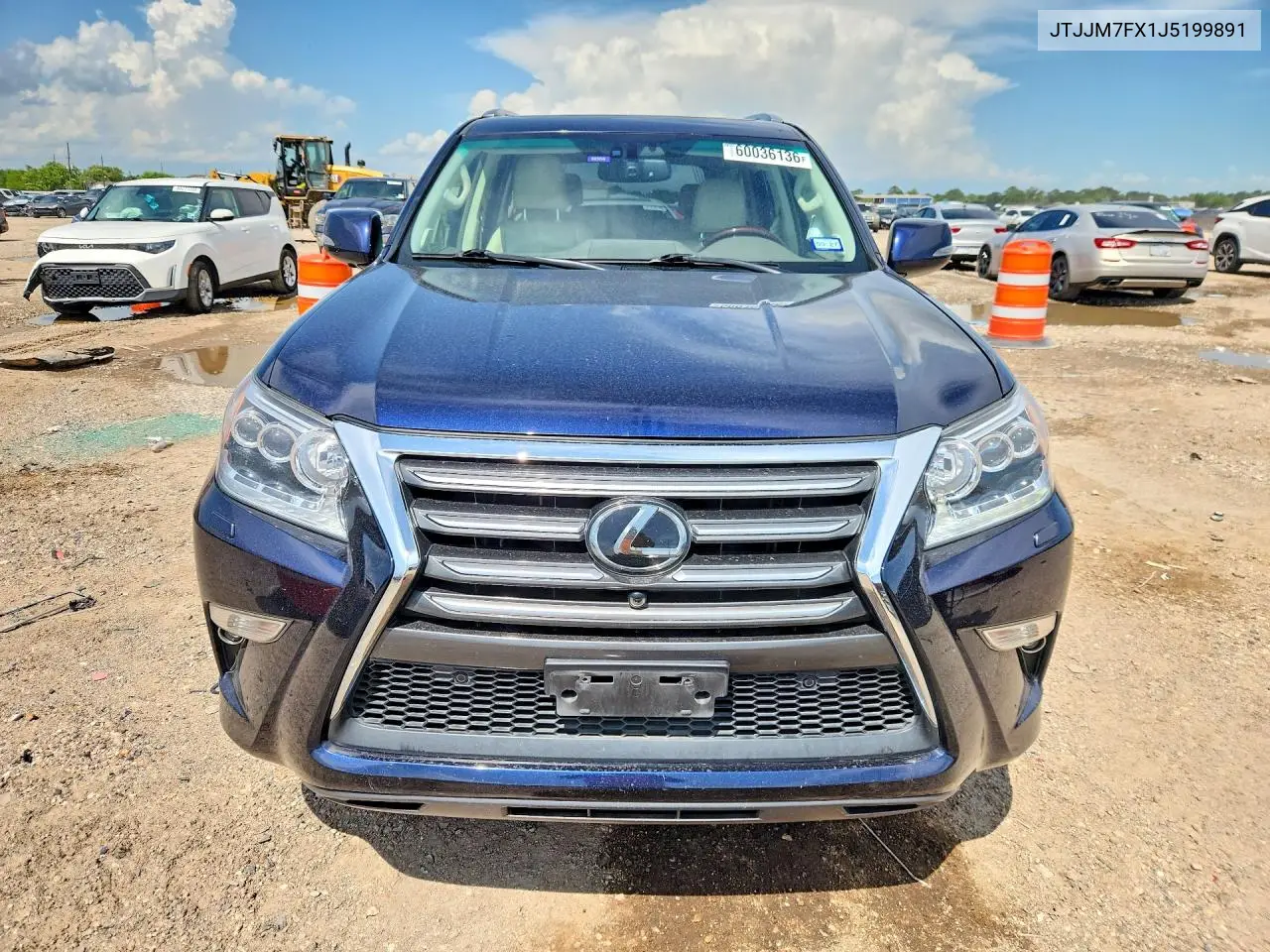 2018 Lexus Gx 550 Overtrail+ VIN: JTJJM7FX1J5199891 Lot: 60036136