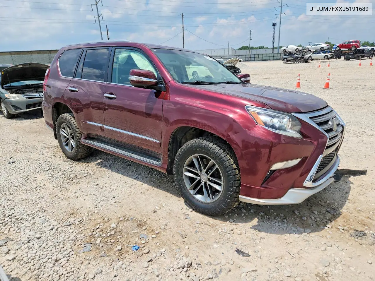 2018 Lexus Gx 460 Premium VIN: JTJJM7FXXJ5191689 Lot: 60154766
