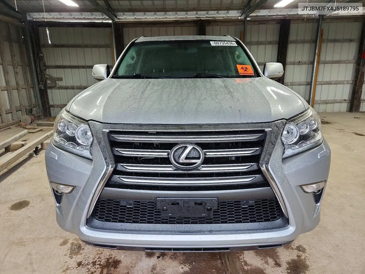 2018 Lexus Gx 460 VIN: JTJBM7FX4J5189795 Lot: 60755436
