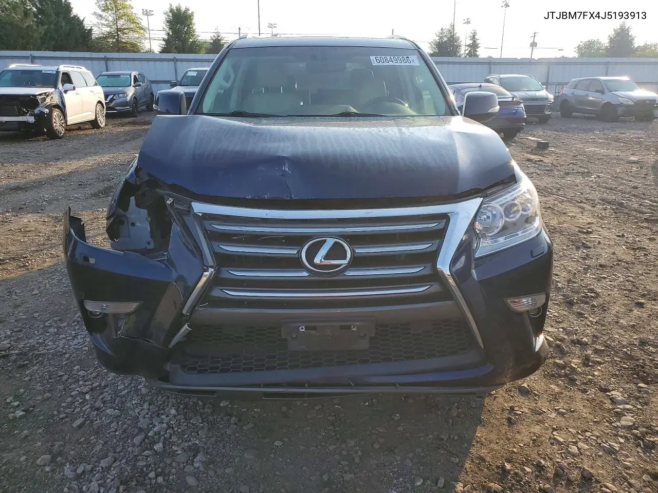 2018 Lexus Gx 460 VIN: JTJBM7FX4J5193913 Lot: 60849986