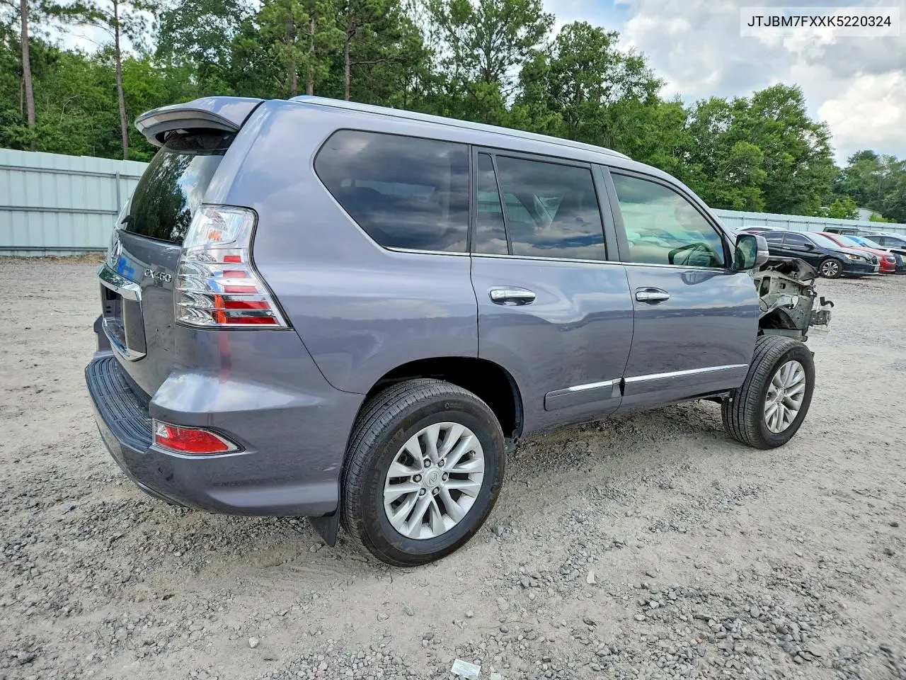 2019 Lexus Gx 460 VIN: JTJBM7FXXK5220324 Lot: 58952466