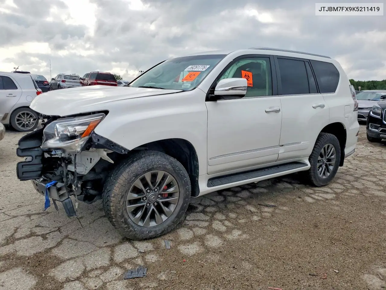 2019 Lexus Gx 460 VIN: JTJBM7FX9K5211419 Lot: 59261776