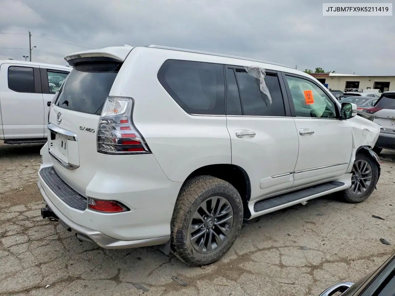 2019 Lexus Gx 460 VIN: JTJBM7FX9K5211419 Lot: 59261776