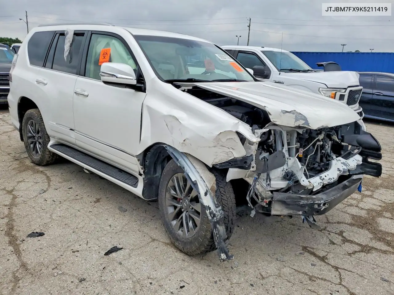 2019 Lexus Gx 460 VIN: JTJBM7FX9K5211419 Lot: 59261776