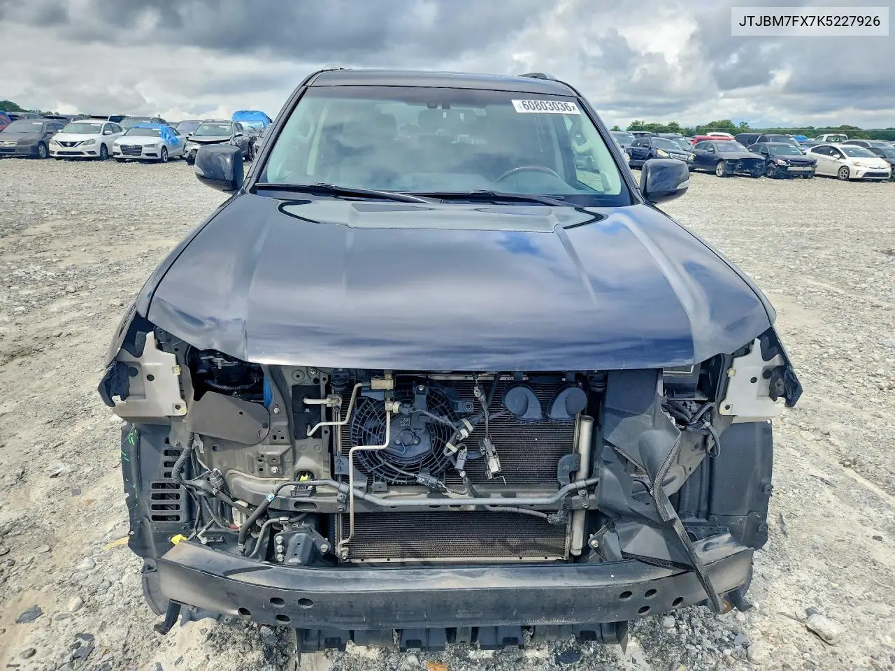 2019 Lexus Gx 460 VIN: JTJBM7FX7K5227926 Lot: 60803036