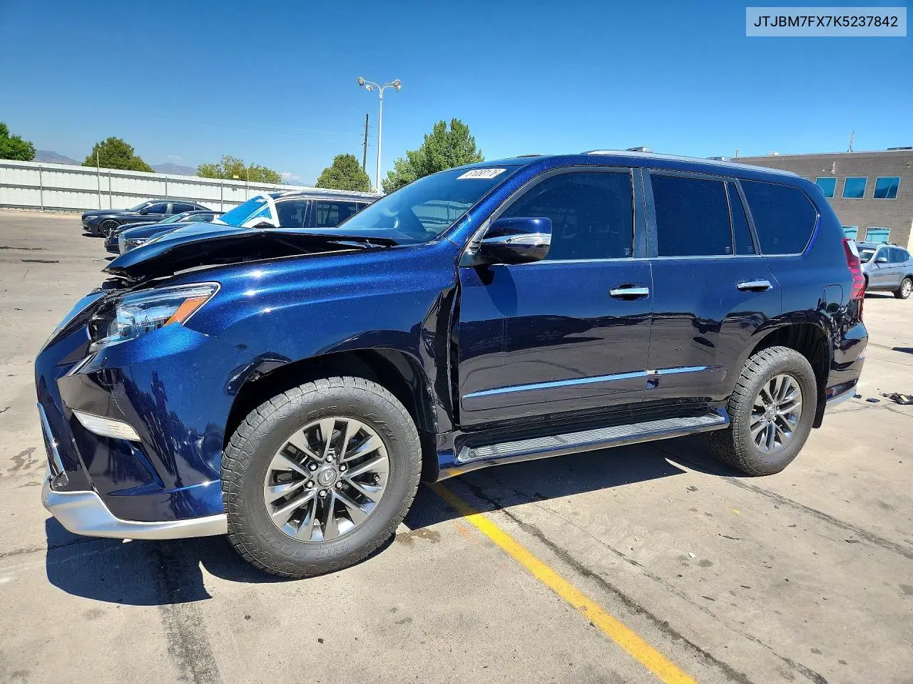 2019 Lexus Gx 460 VIN: JTJBM7FX7K5237842 Lot: 61080176