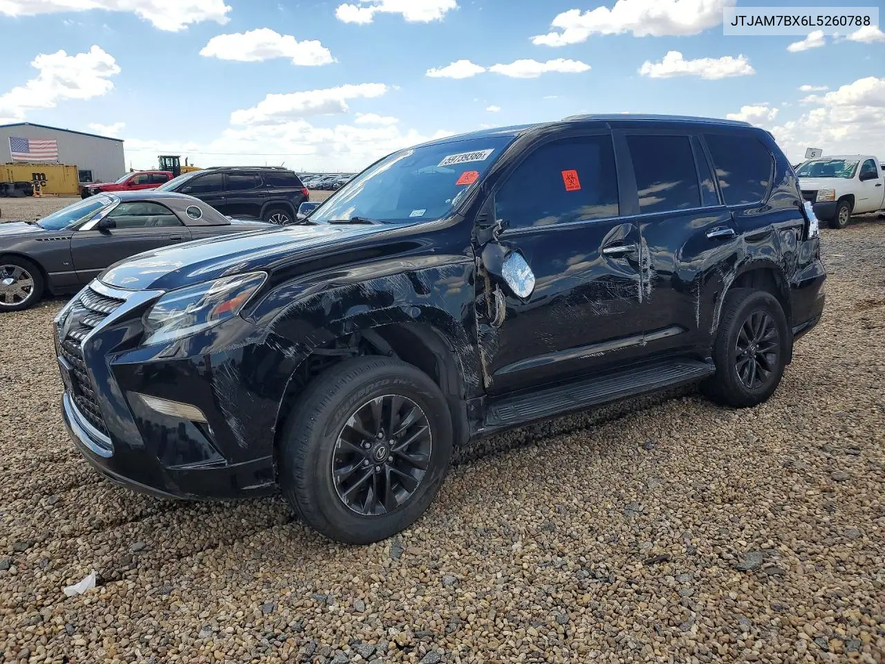 2020 Lexus Gx 460 Premium VIN: JTJAM7BX6L5260788 Lot: 59739386