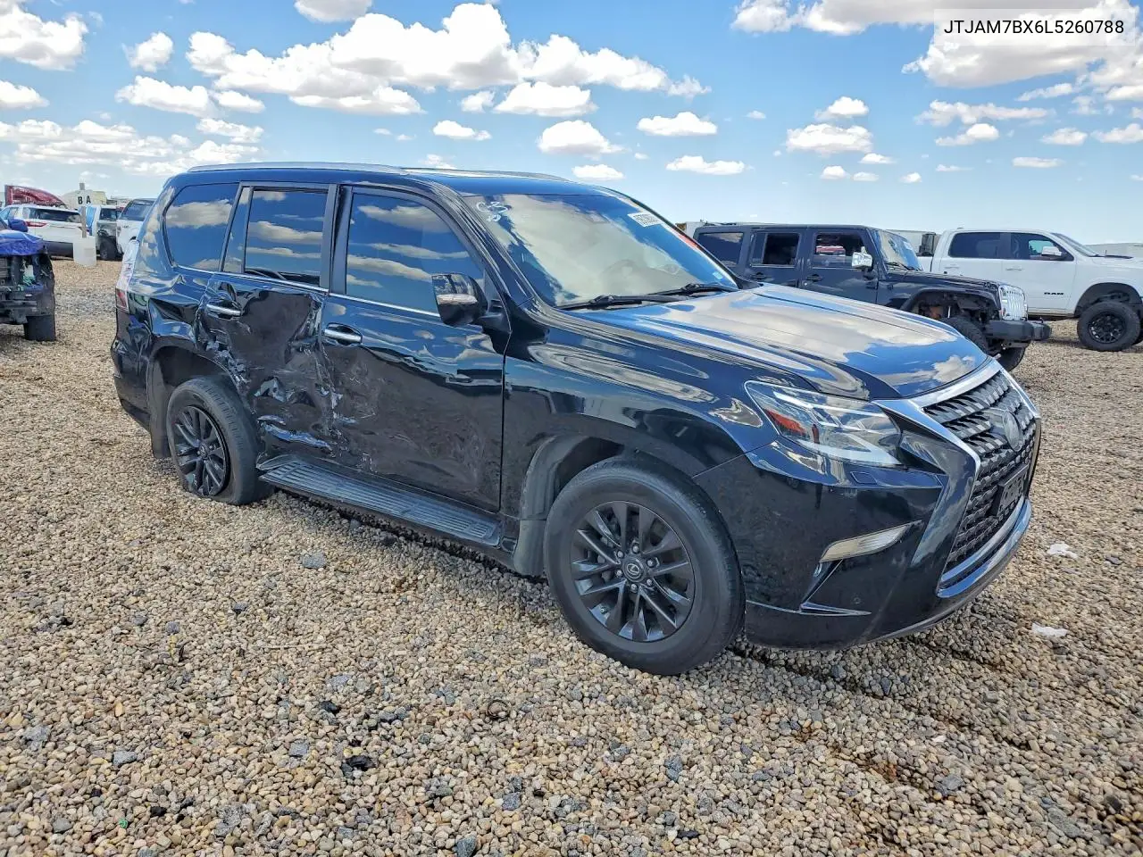 2020 Lexus Gx 460 Premium VIN: JTJAM7BX6L5260788 Lot: 59739386