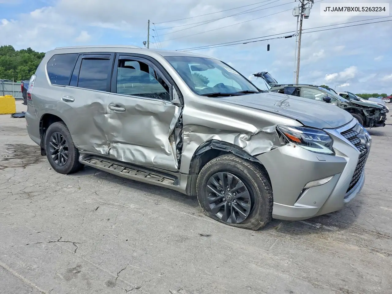2020 Lexus Gx 460 Premium VIN: JTJAM7BX0L5263234 Lot: 60685846