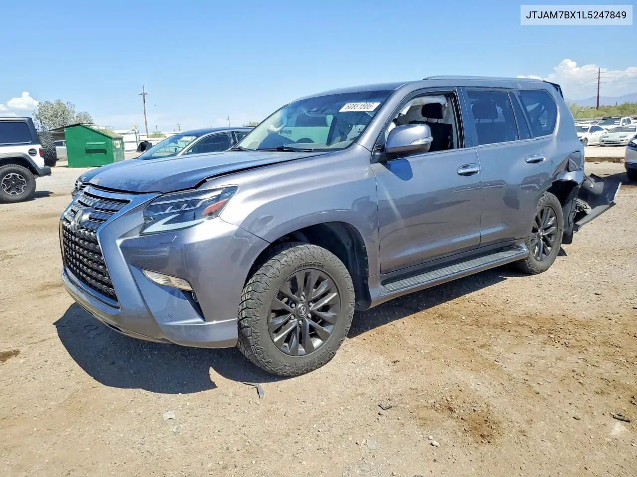 2020 Lexus Gx 460 Premium VIN: JTJAM7BX1L5247849 Lot: 60861886