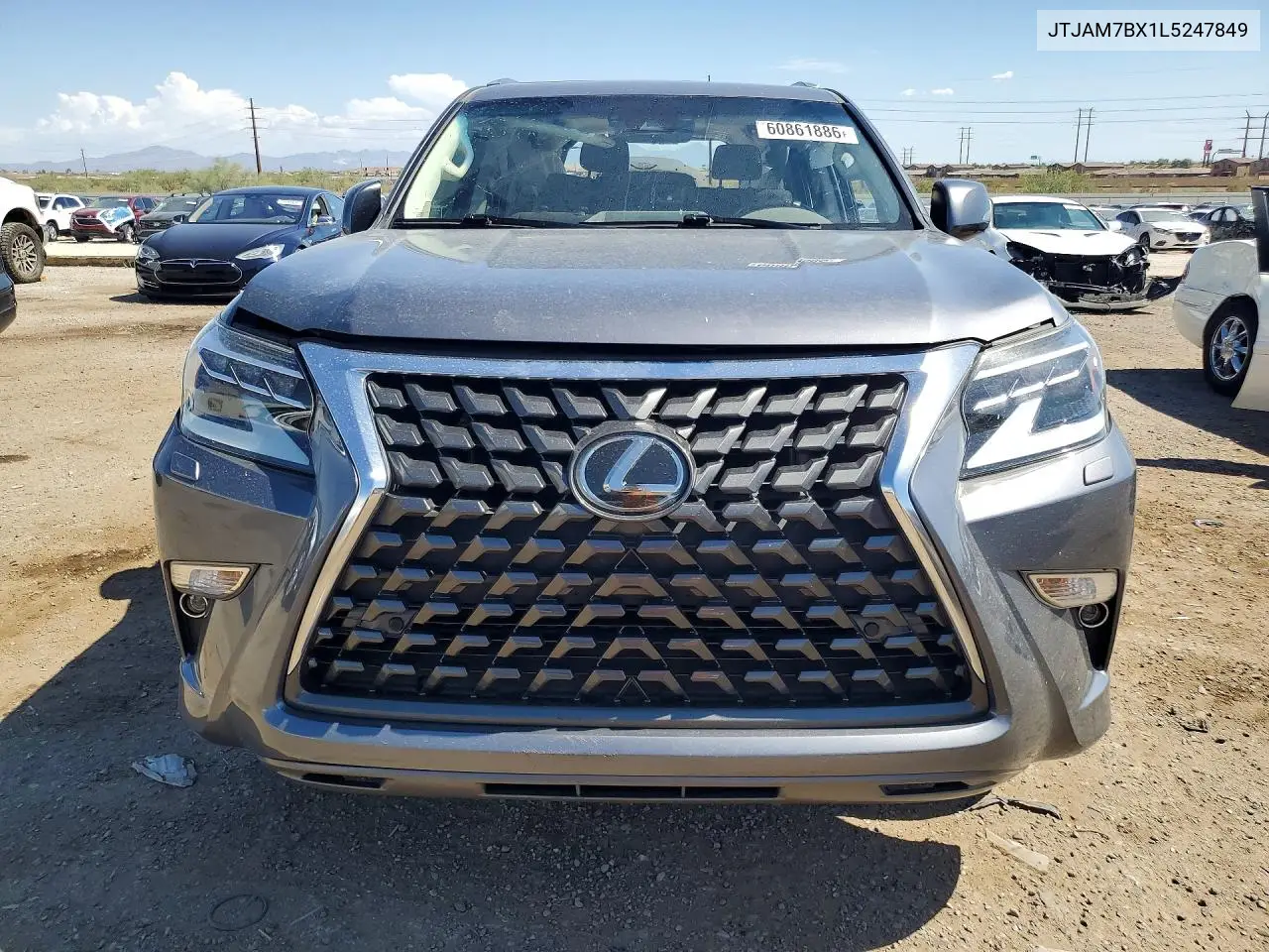 2020 Lexus Gx 460 Premium VIN: JTJAM7BX1L5247849 Lot: 60861886