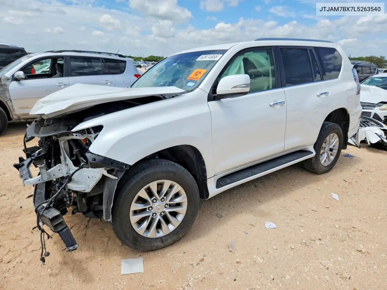 2020 Lexus Gx 460 Premium VIN: JTJAM7BX7L5263540 Lot: 60974966