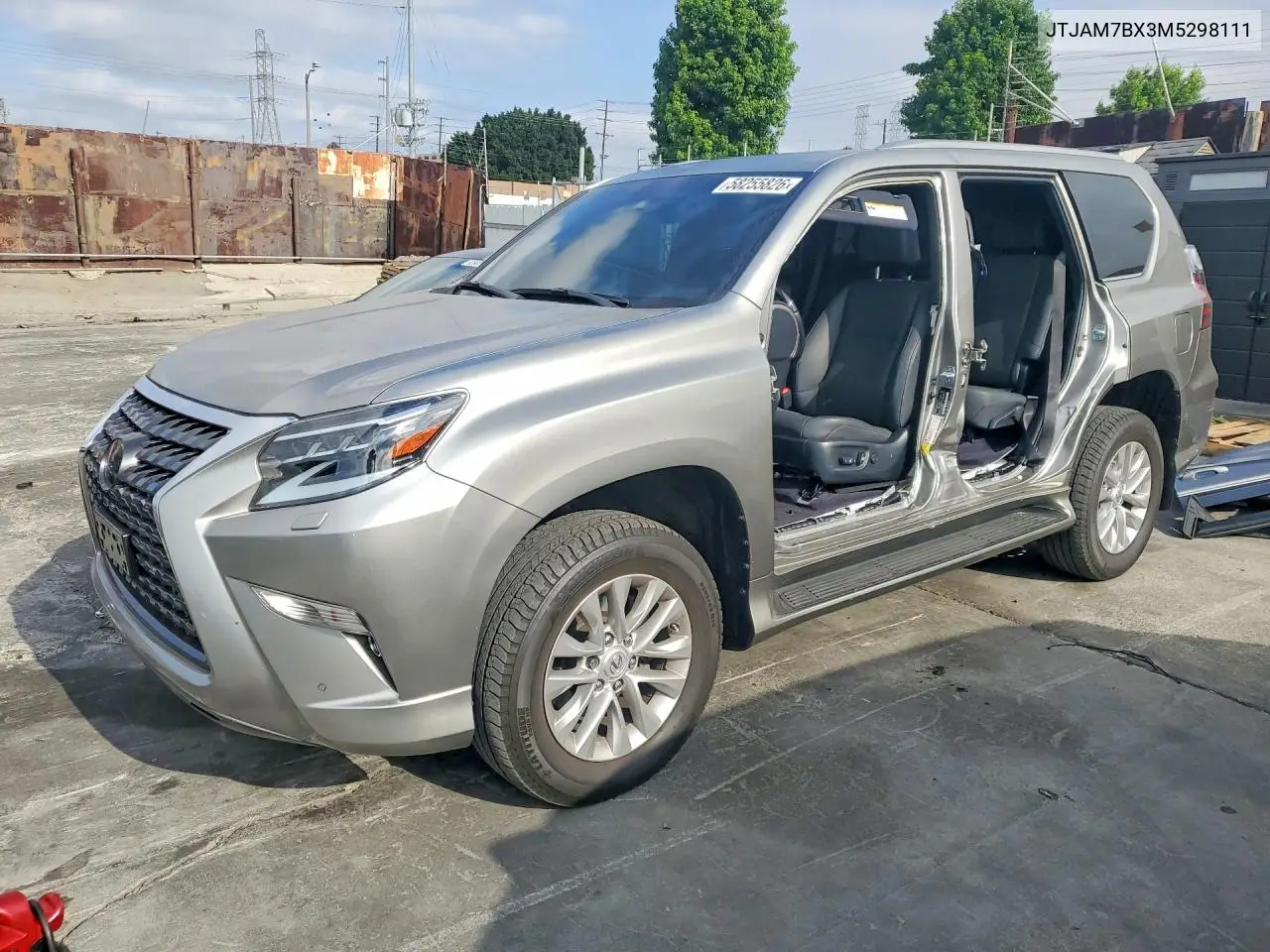 2021 Lexus Gx 460 Premium VIN: JTJAM7BX3M5298111 Lot: 58255826