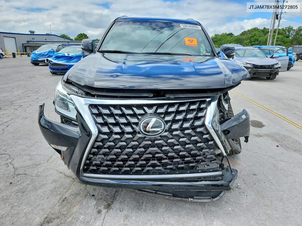 2021 Lexus Gx 460 Premium VIN: JTJAM7BX5M5272805 Lot: 58636896