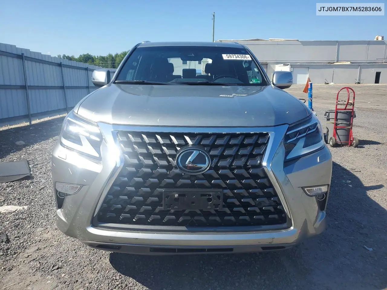 2021 Lexus Gx 460 Luxury VIN: JTJGM7BX7M5283606 Lot: 59734306