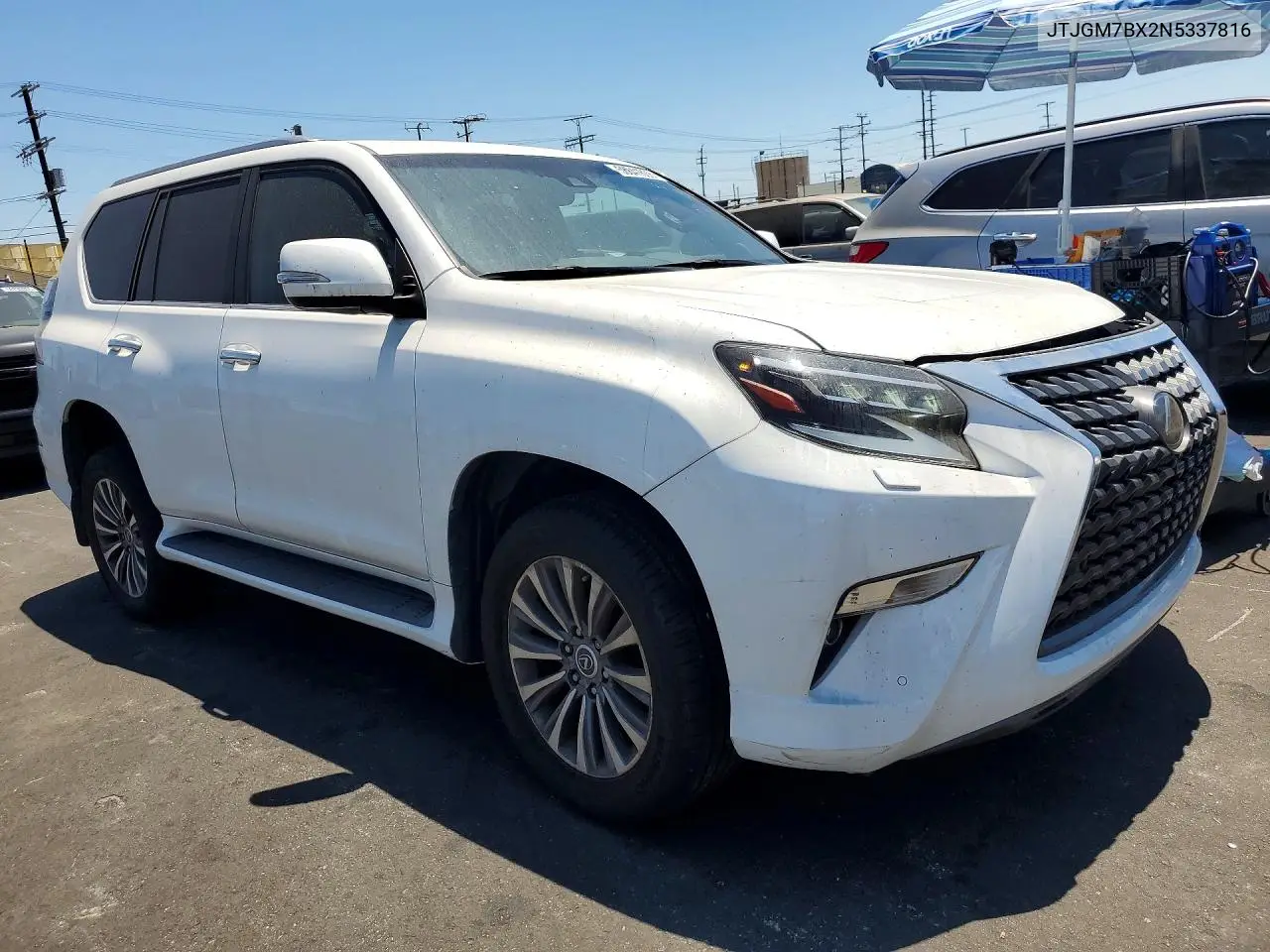 2022 Lexus Gx 460 Luxury VIN: JTJGM7BX2N5337816 Lot: 58841606