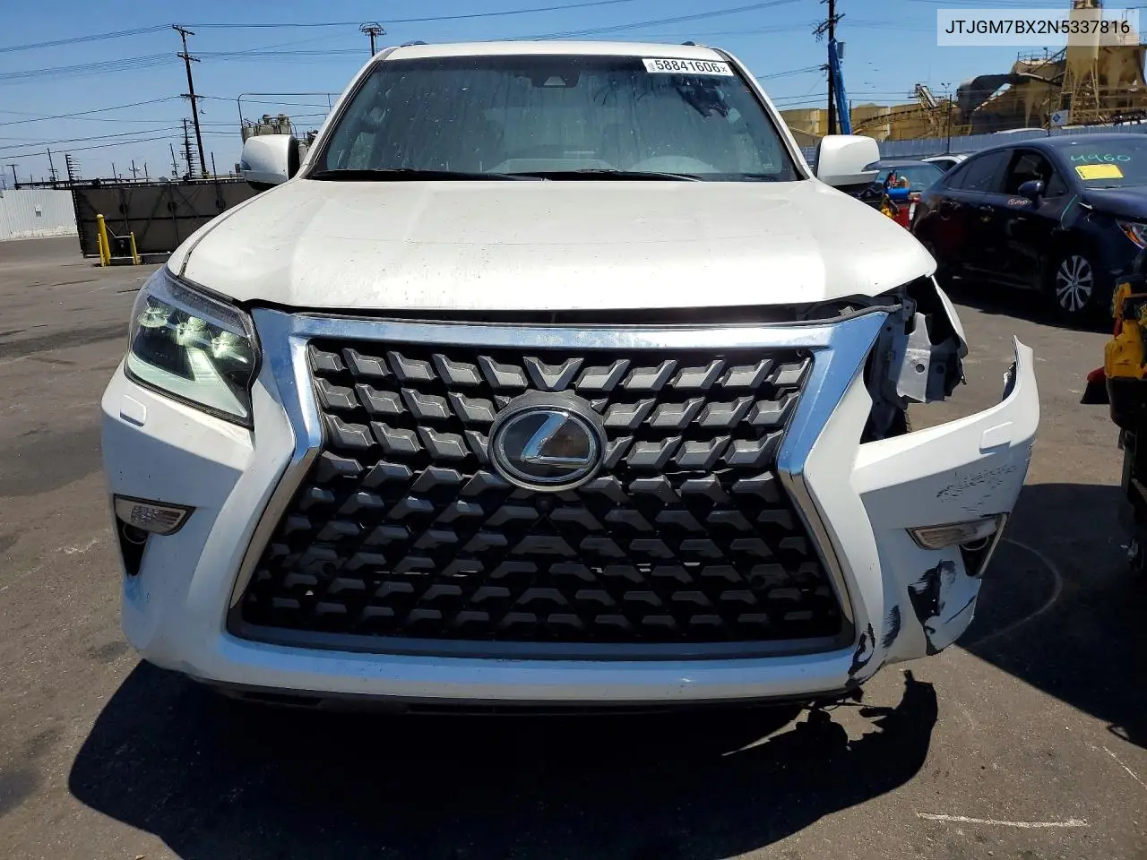 2022 Lexus Gx 460 Luxury VIN: JTJGM7BX2N5337816 Lot: 58841606