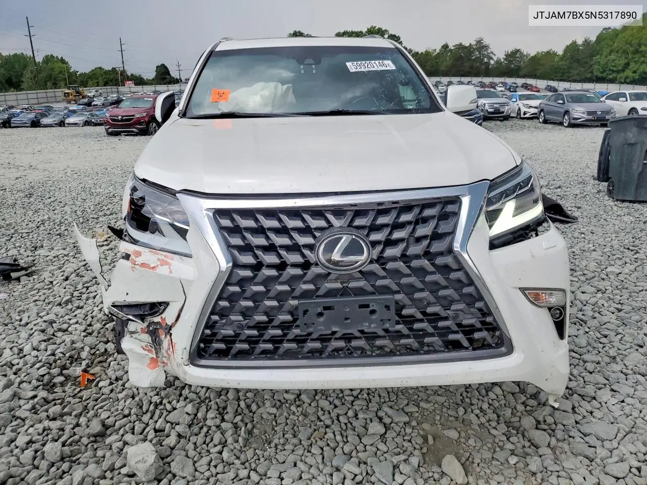 2022 Lexus Gx 460 VIN: JTJAM7BX5N5317890 Lot: 59920146