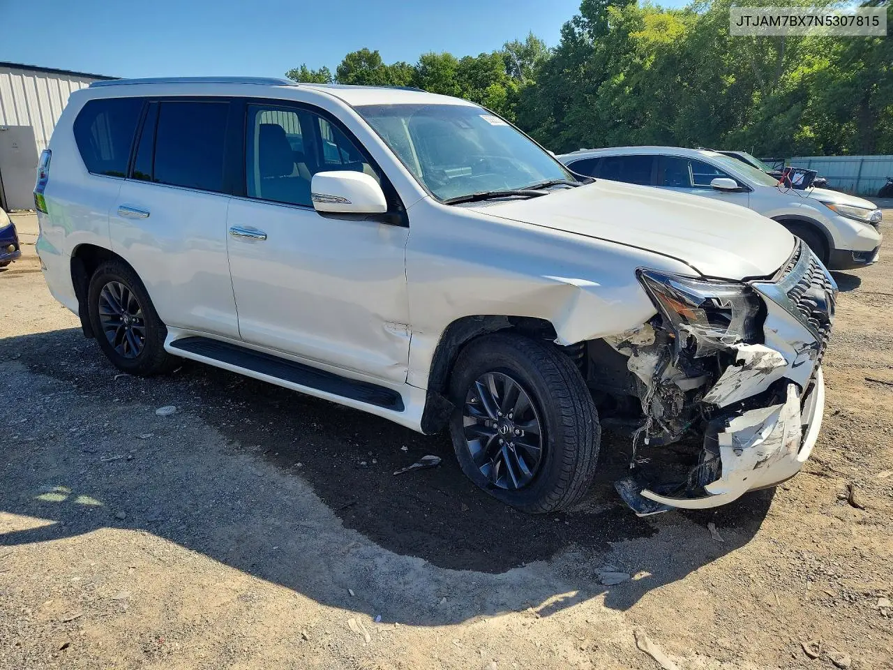 2022 Lexus Gx 460 VIN: JTJAM7BX7N5307815 Lot: 60235076