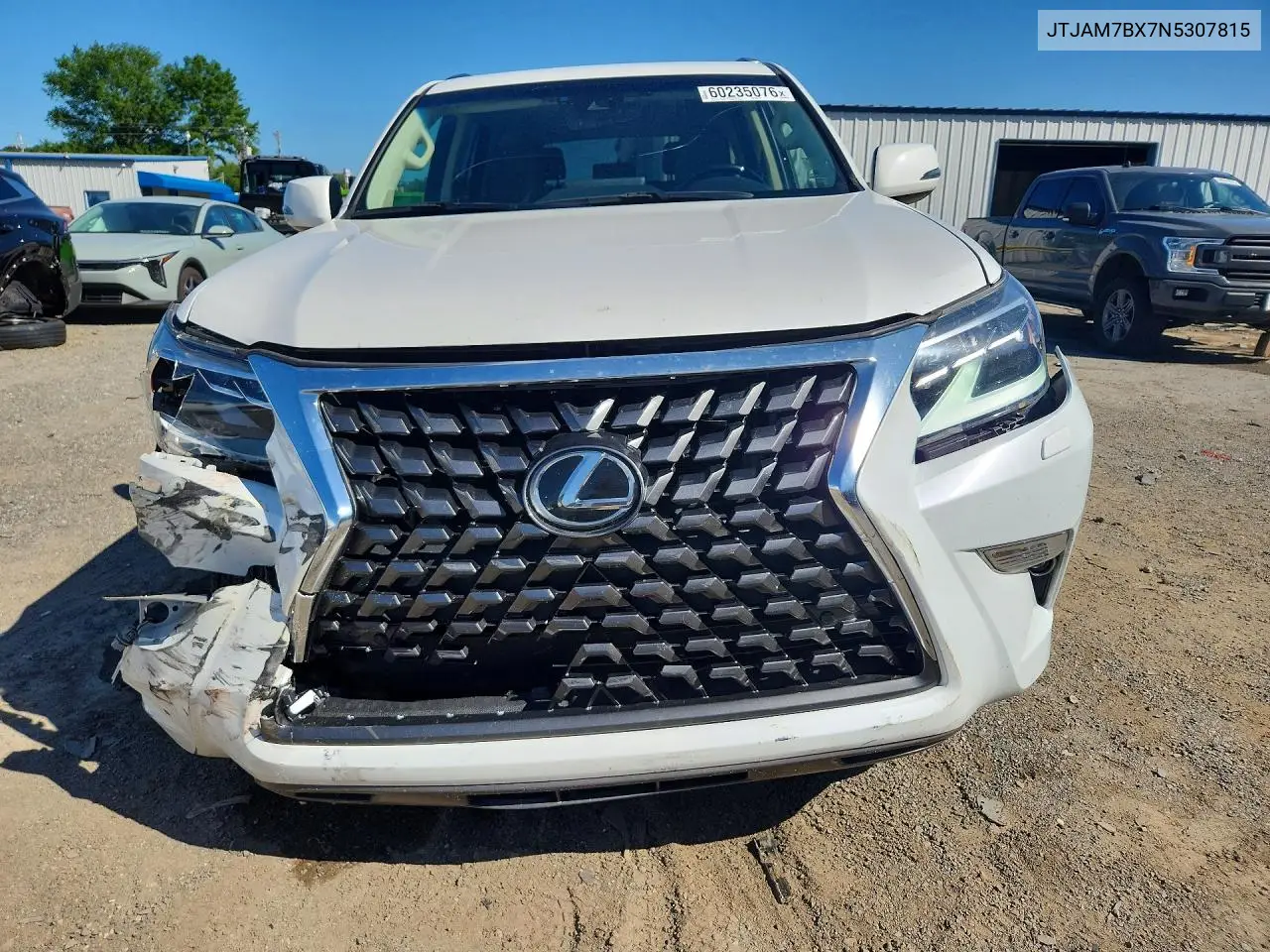 2022 Lexus Gx 460 VIN: JTJAM7BX7N5307815 Lot: 60235076