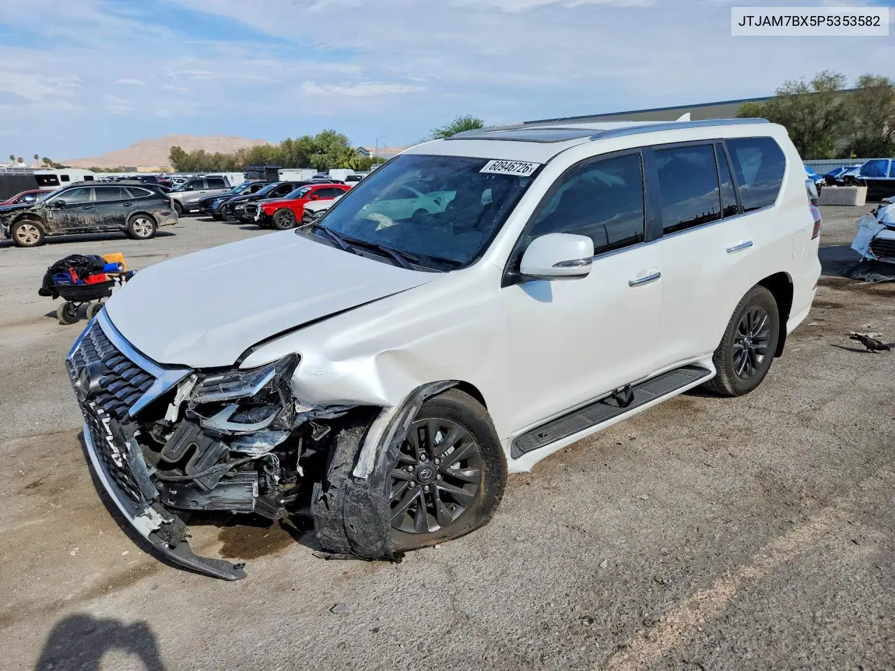 2023 Lexus Gx 460 VIN: JTJAM7BX5P5353582 Lot: 60946726