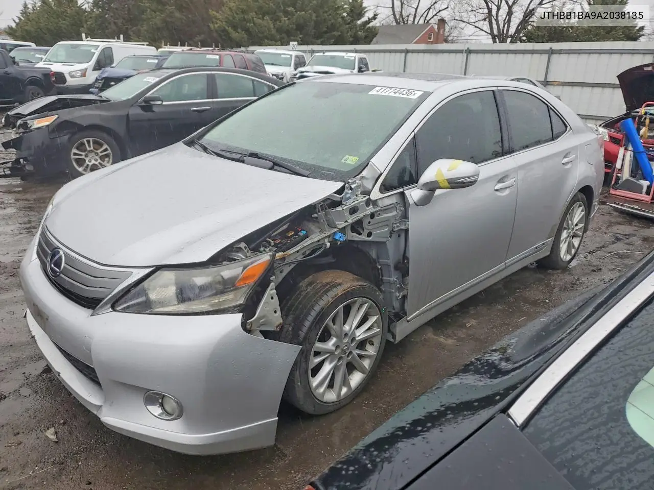 2010 Lexus Hs 250H Premium VIN: JTHBB1BA9A2038135 Lot: 41774436