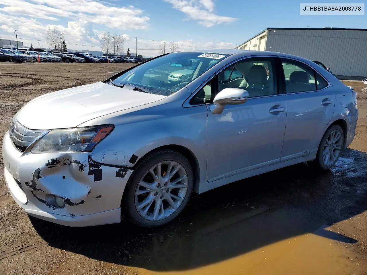 2010 Lexus Hs 250H Base VIN: JTHBB1BA8A2003778 Lot: 47255066