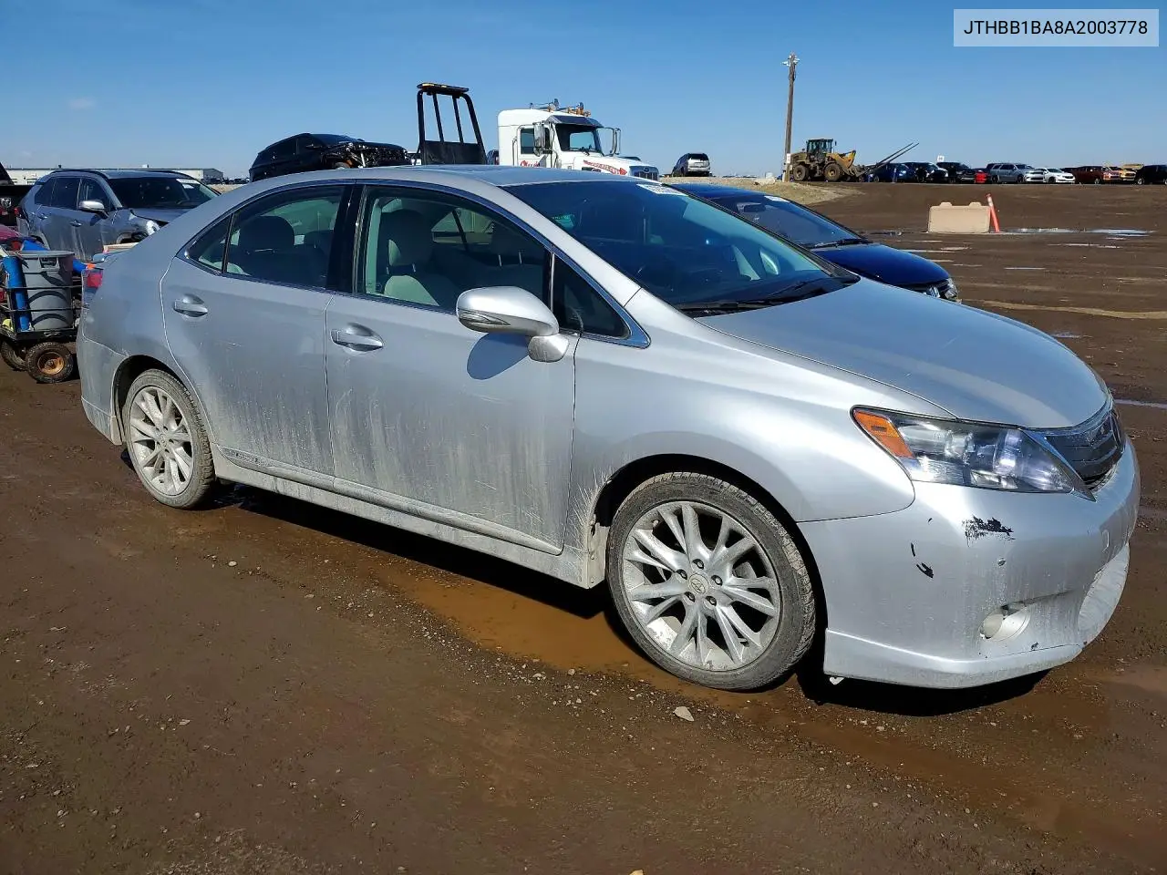 2010 Lexus Hs 250H Base VIN: JTHBB1BA8A2003778 Lot: 47255066