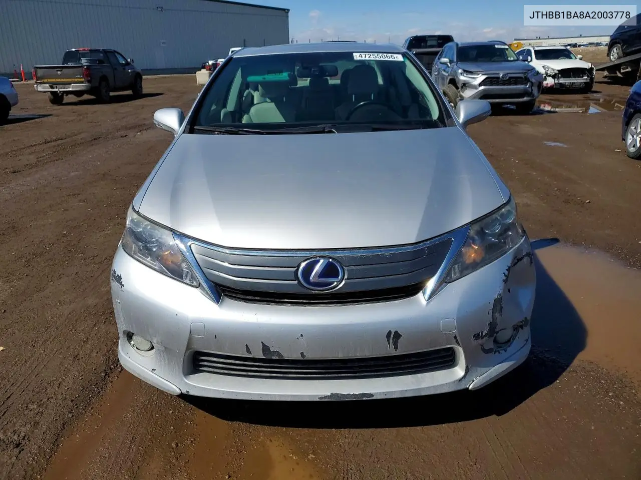 2010 Lexus Hs 250H Base VIN: JTHBB1BA8A2003778 Lot: 47255066