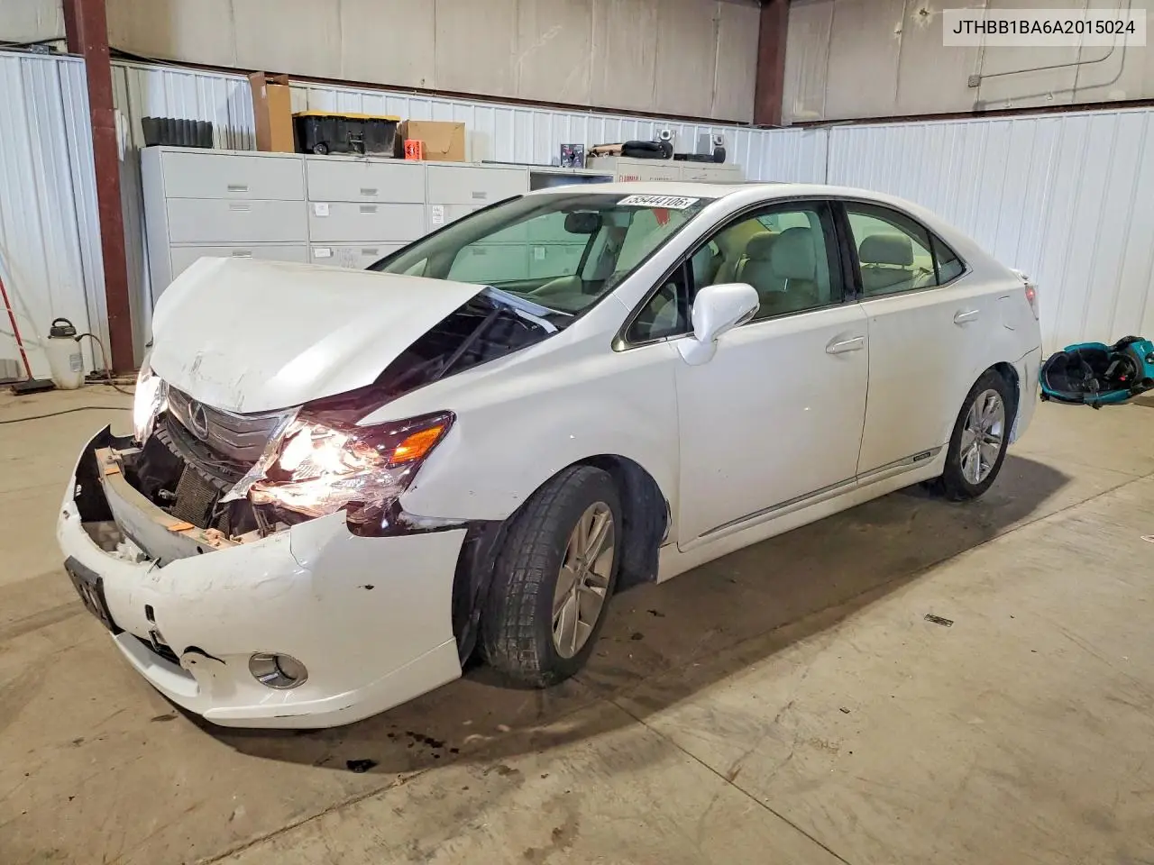 2010 Lexus Hs 250H VIN: JTHBB1BA6A2015024 Lot: 55444106