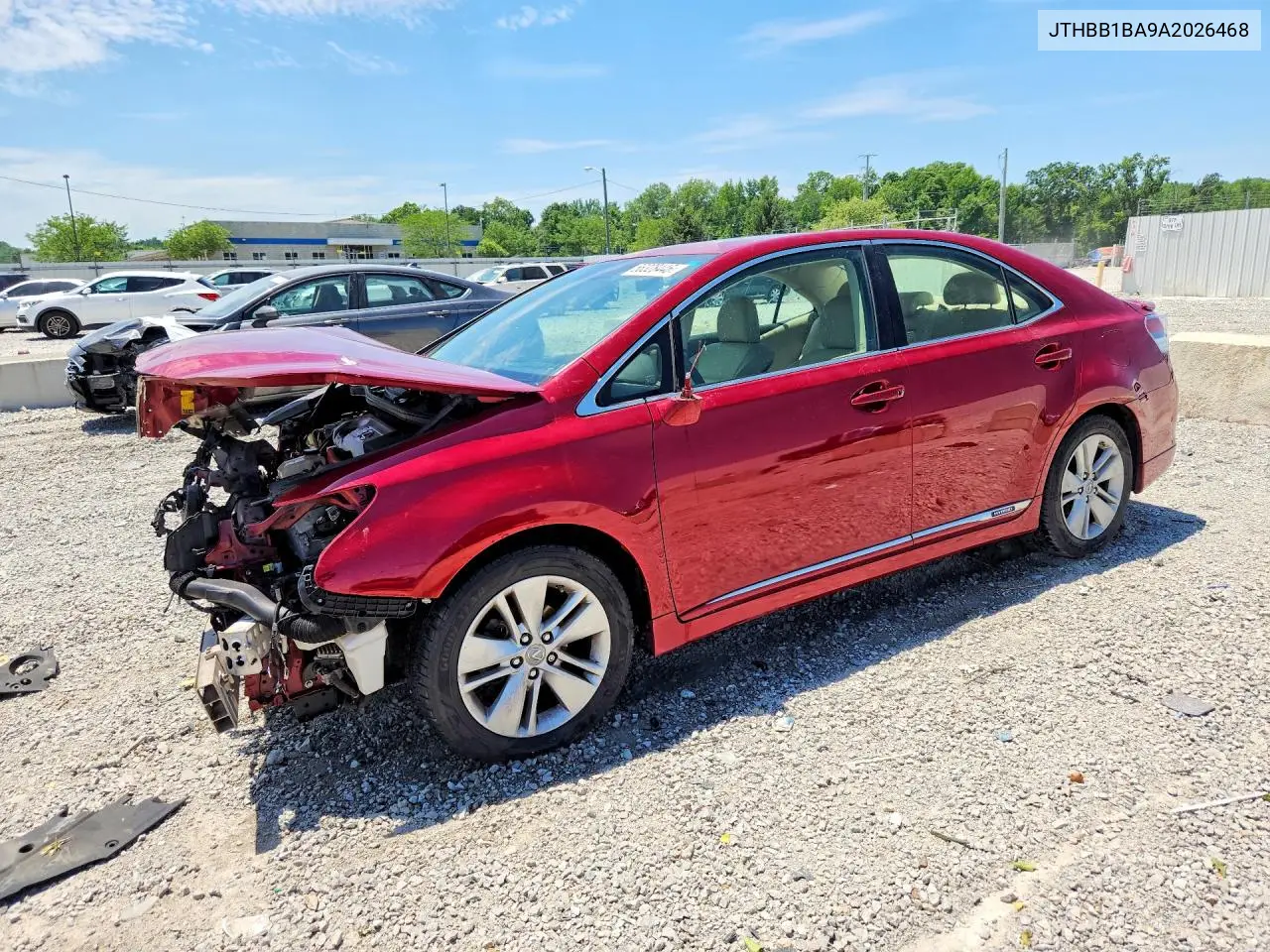 2010 Lexus Hs 250H VIN: JTHBB1BA9A2026468 Lot: 56328446