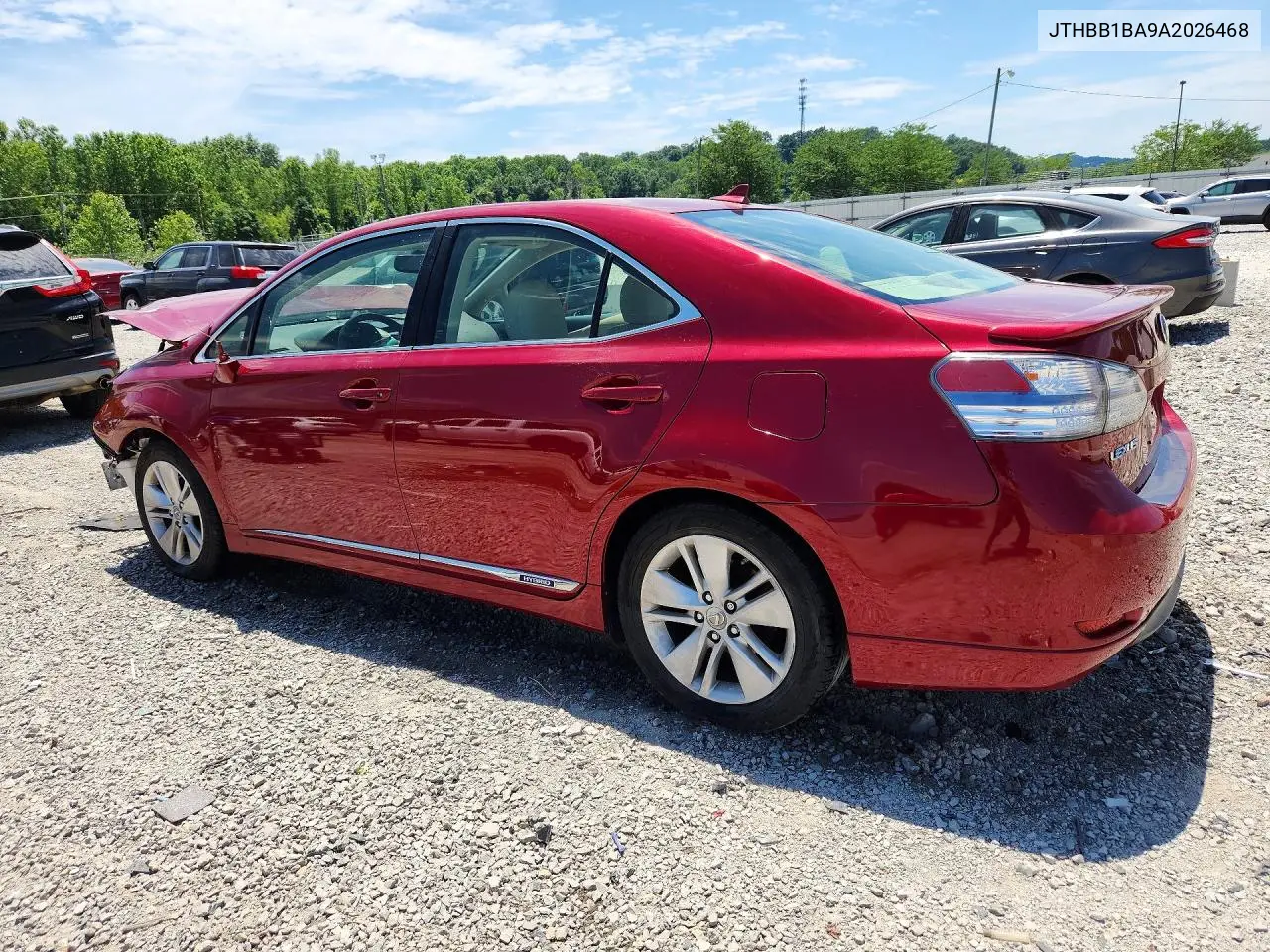 2010 Lexus Hs 250H VIN: JTHBB1BA9A2026468 Lot: 56328446